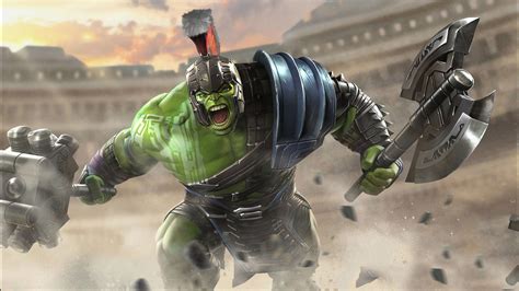 Hulk Thor Ragnarok Contest Of Champions Wallpaper,HD Superheroes ...