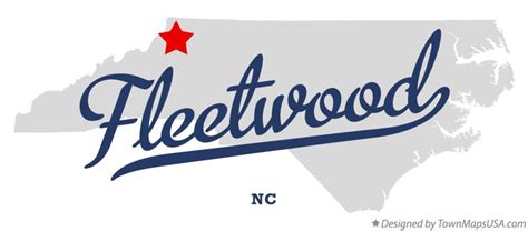 Map of Fleetwood, NC, North Carolina