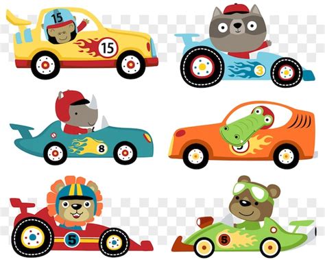 Race Car Cartoon Characters