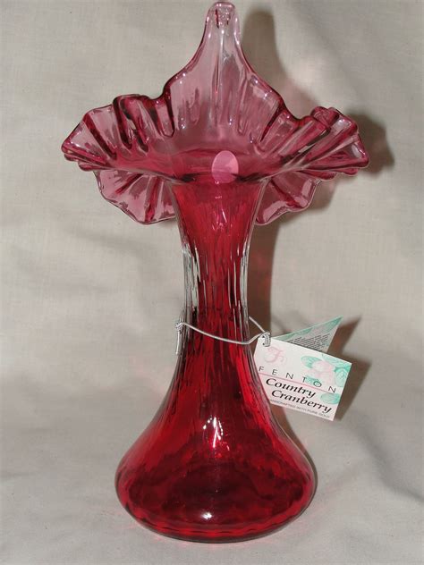 Cranberry glass vase | Cranberry glass vase, Cranberry glass, Cranberry glassware