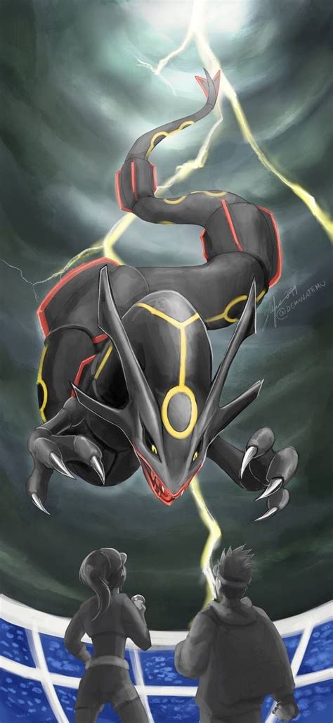 Pokemon GO - Shiny Rayquaza phone wallpaper by slifertheskydragon on ...