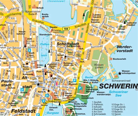 Schwerin Map