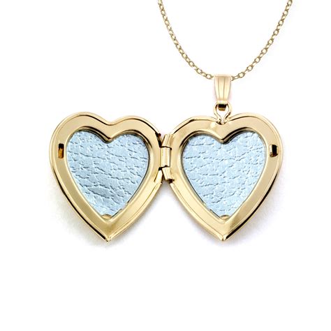 Heart Shaped Locket, Diamond Accent, 14 Karat Yellow Gold – Fortunoff Fine Jewelry