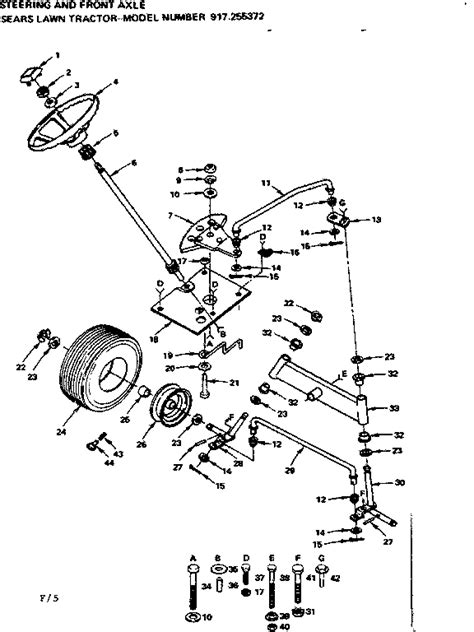 Craftsman Garden Tractor Steering Parts | Fasci Garden