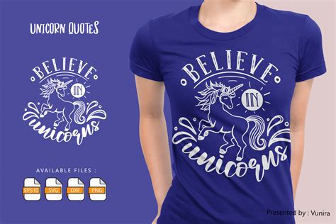 Believe in Unicorn Graphic by Vunira · Creative Fabrica