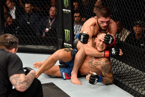 UFC 242: Khabib Nurmagomedov stops Dustin Poirier - Yahoo Sports