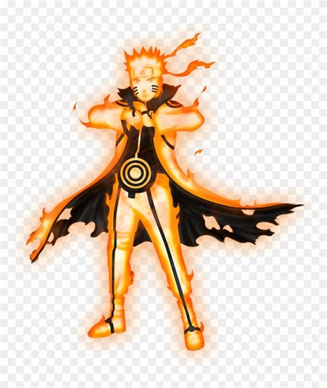 Naruto Uzumaki Sage Mode Full Body - Naruto En Modo Kurama Png Clipart ...