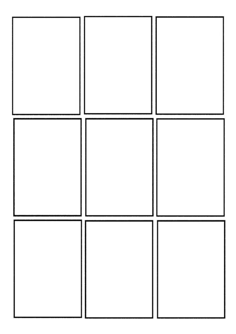 Printable Comic Strip Panels