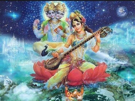 The Perfect Couple: Brahma And Saraswati | Religions Facts