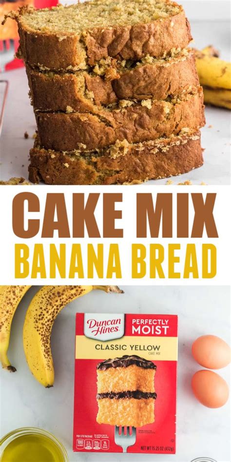 Cake Mix Banana Bread in 2020 | Cake mix banana bread, Easy banana bread recipe, Banana bread ...