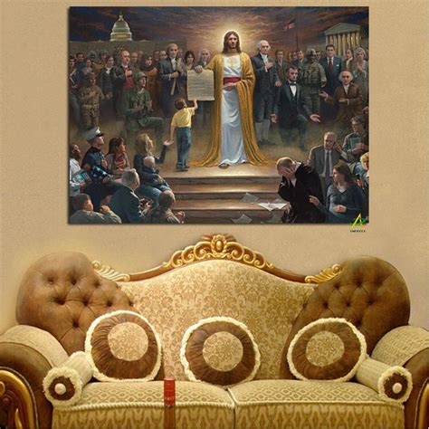 YWDECOR-Jesus-Returns-to-Earth-Digital-Prints-Canvas-Painting-Christian-Religion-for-Wall-Art ...