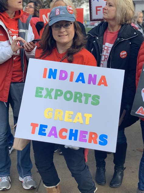 PHOTOS: Indiana teachers go 'Red for Ed' at the Statehouse