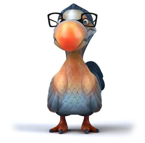 Dodo bird in glasses — Stock Photo © julos #64064345