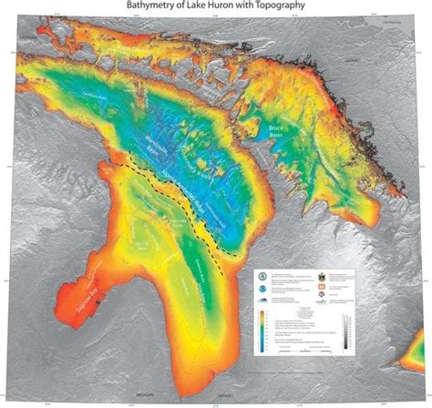 In Photos: Hunting Structure Hidden Beneath Lake Huron | Lake huron, Huron, Great lakes