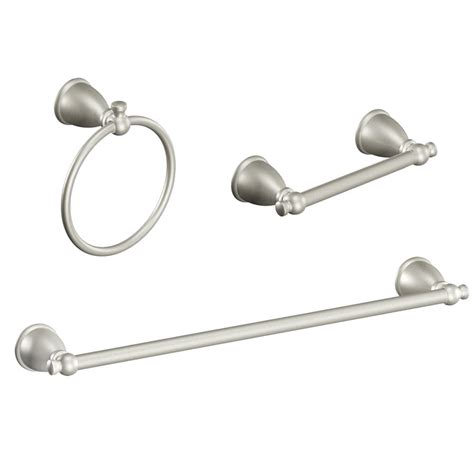 Moen Caldwell Brushed Nickel Bathroom Accessories – Everything Bathroom