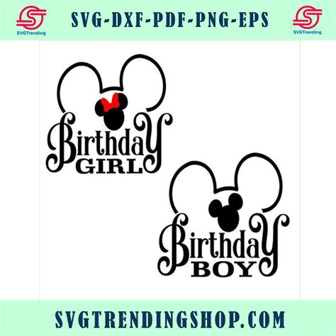 Birthday svg Girl Birthday Shirt Svg Disney SVG Instant download for ...