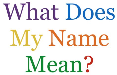 What Does My Name Meaning - BabyNamesCube.com | Names with meaning, Meaning of your name ...