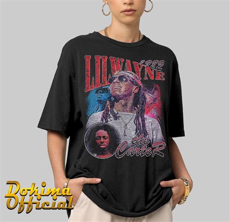 Lil Wayne T Shirt Vintage Inspired 90's Rap T-shirt Rap - Etsy