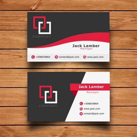 Free Vector | Modern simple business card template