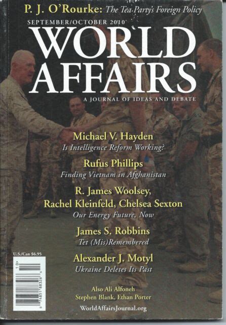 WORLD AFFAIRS Journal ~ 4 qty. 2010 issues -- world politics, events, thought | eBay