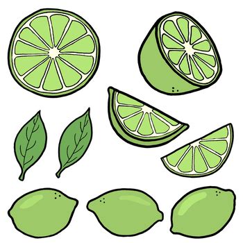 Lime & Limeade Clipart | Lime & Limeade Clip Art by Simply Schoolgirl