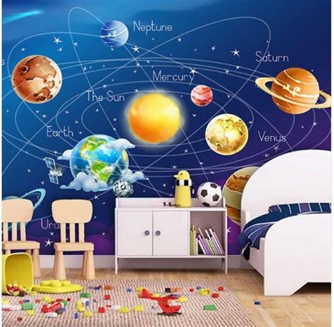 Mural Solar System Wall Painting - Mural Wall