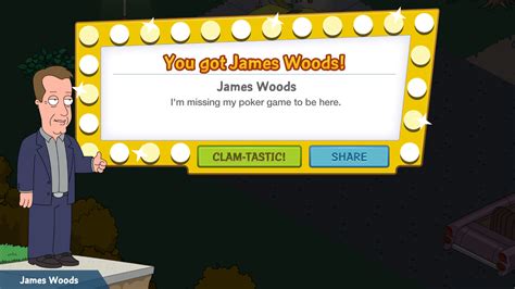 The Hauntening Character Profile: James Woods | Family Guy Addicts