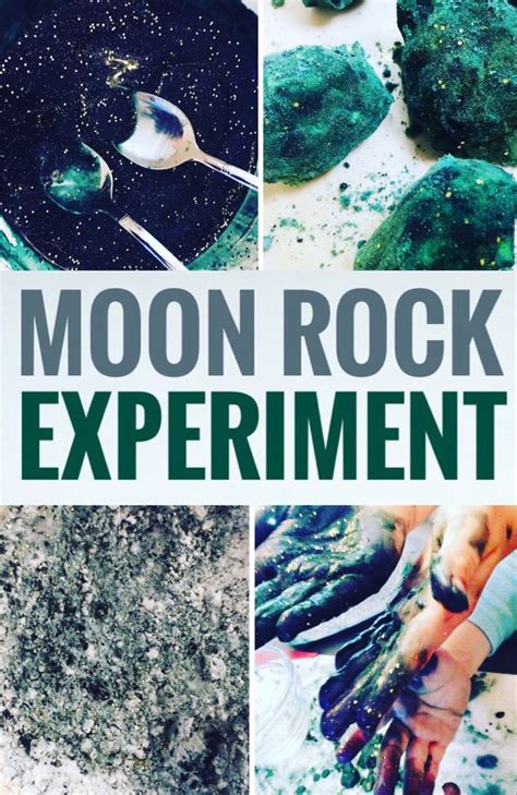 Moon Rock Science Experiment | Rock science, Cool science experiments, Science experiments