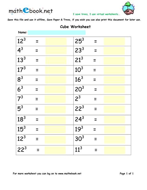 9 Best Images of Printable Cube Roots Chart - Square Cube Root Table ...