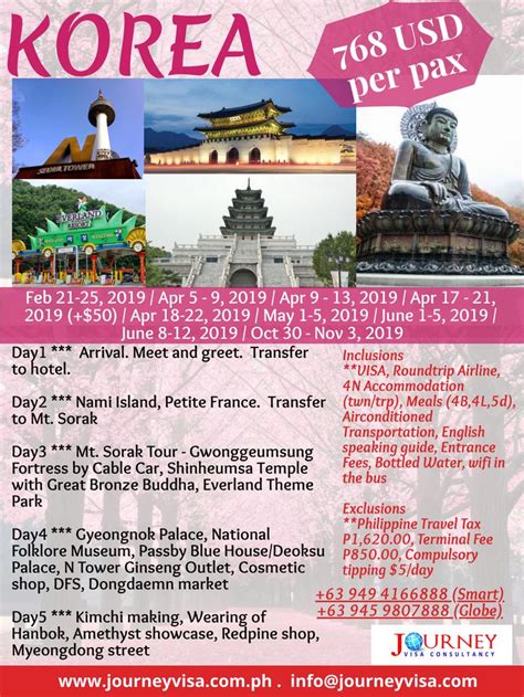 KOREA TOUR | Tour packages, Visa, Tours