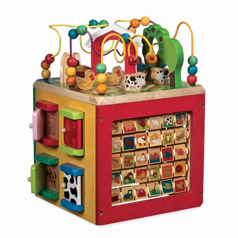 The Best Baby Wood Activity Cube - Home Future Market