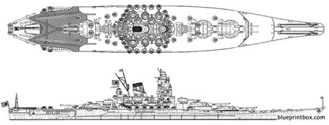 Yamato Battleship Deck Plans