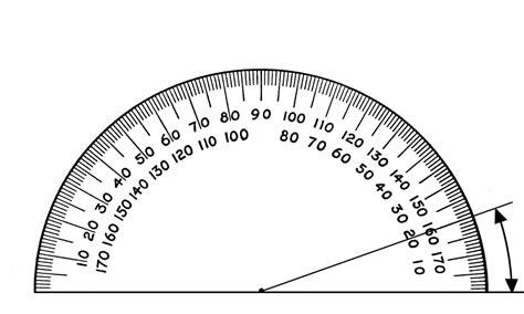 Protractor, 20 Degrees | ClipArt ETC