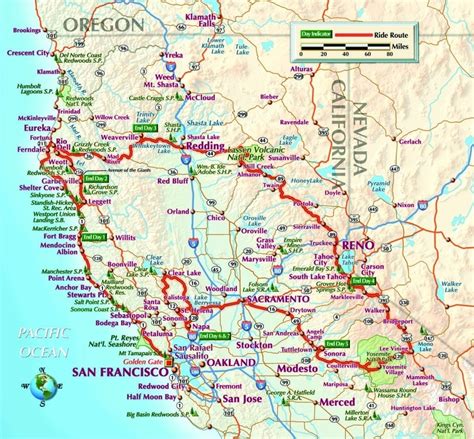 Map Of Oregon And California Coastline Printable Maps - vrogue.co