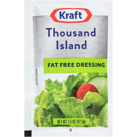 Buy Kraft Free Thousand Island Salad Dressing Single Serve (60 ct ...