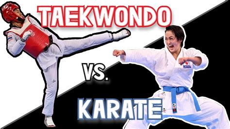 Karate vs. Taekwondo | What's The Difference? - YouTube