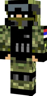 Minecraft Military Skin Template