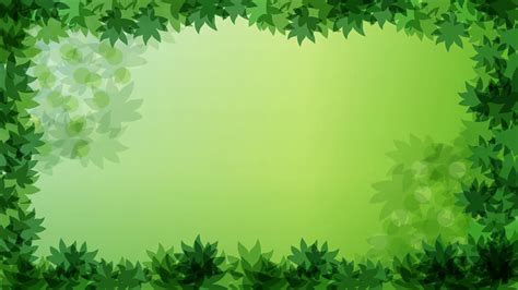 Falling Autumn Green Leaves Video Motion Graphics Animation Background Loop HD Motion Background ...