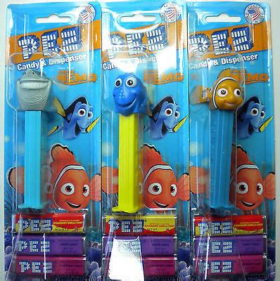 PEZ Finding Nemo Set of 3 Candy Dispensers New On Cards | #506291922