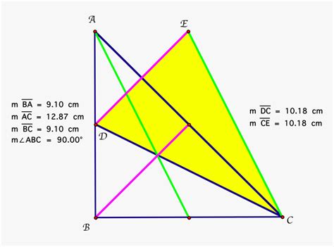 Looking At An Isosceles Triangle, We Know That The - Median Of Right Scalene Triangle, HD Png ...