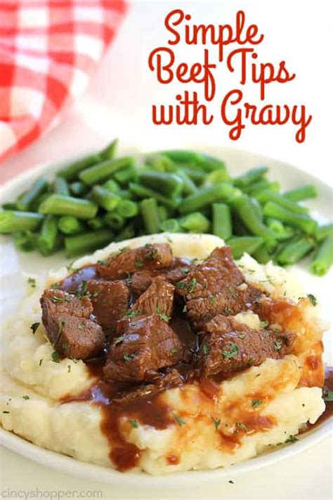 Best Recipes for Easy Beef Tips and Gravy Recipe – Easy Recipes To Make ...