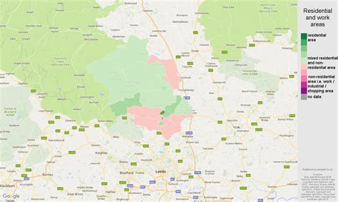 Harrogate population stats in maps and graphs.