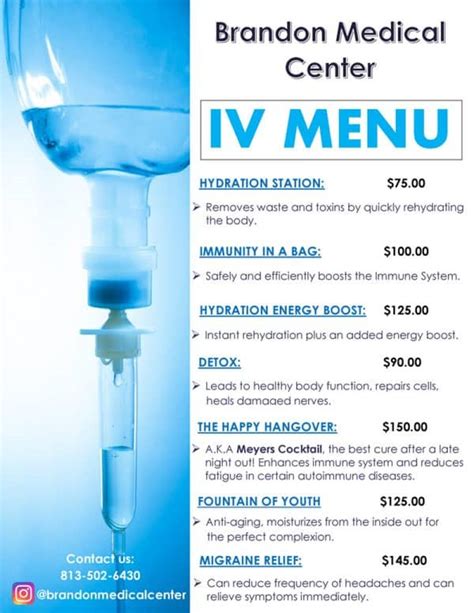 IV Vitamin Nutritional Hydration Therapy - Brandon Medical Center