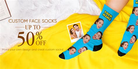 Custom Photo Socks with Picture - Personalize Your Face Socks