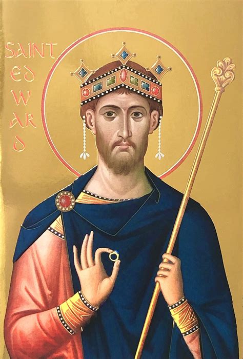 St Edward the Confessor Icon Greeting Card | Westminster Abbey Shop