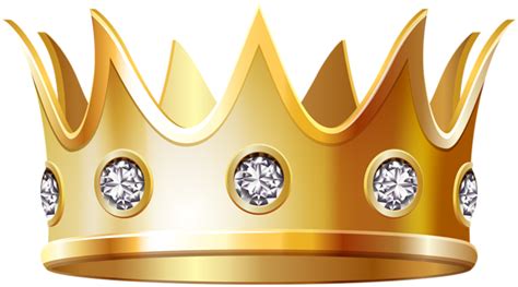 Gold Crown with Diamonds PNG Clip Art Image | Clip art, Gold crown, Art images