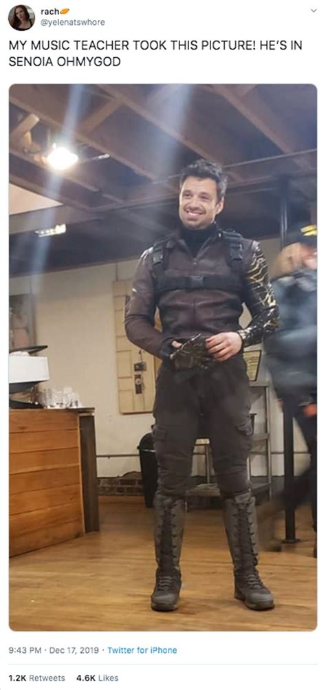 'Falcon and Winter Soldier' leaks reveal Sebastian Stan's new costume ...