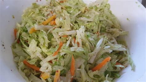 Shredded lettuce salad – Mildly Indian