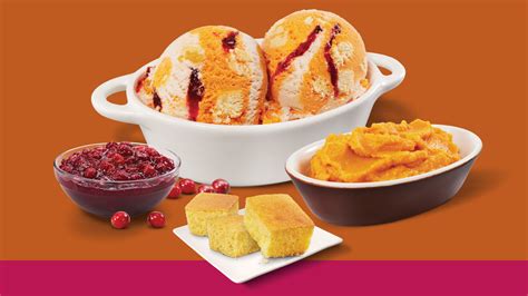 Baskin-Robbins' New Flavor Of The Month Is All About Thanksgiving Sides