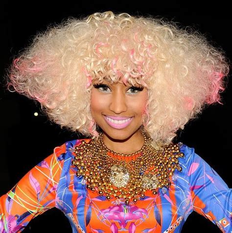 Nicki Minaj Natural Hairstyles